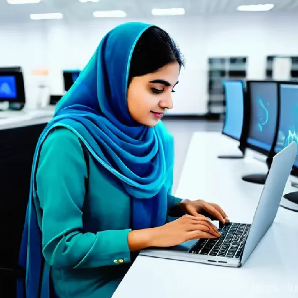 자동화 시대의 새로운 경제 구조 - **Prompt 1: "The Evolving Pakistani Workforce: Embracing Digital Transformation"**
    A diverse gro...