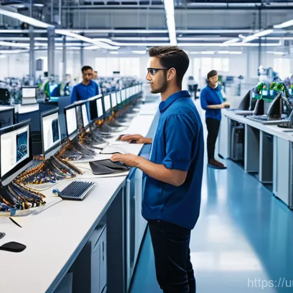 자동화 기술이 가져오는 직업 변화 - **Prompt:** "A vibrant, panoramic image contrasting the traditional and modern workforce. On the lef...