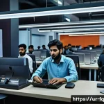 자동화로 사라지는 직업 목록 - **Prompt 1: The Evolving Workplace in Pakistan**
    "A dynamic, split-frame image depicting the tra...