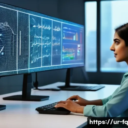 Home 33 자동화가 가져오는 직업 선택의 다양성 - A modern Pakistani office scene showing diverse professionals collaborating with advanced automated ...